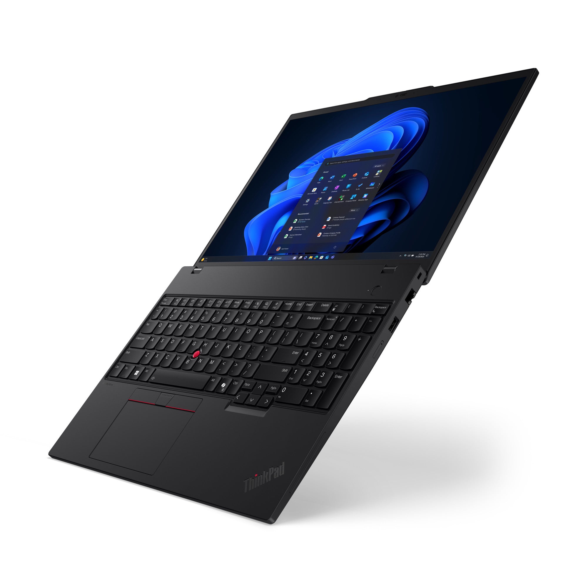 Lenovo ThinkPad T16 Gen 4 (Intel) Intel Core Ultra 5 225U Laptop 40,6 cm (16") WUXGA 32 GB DDR5-SDRAM 1 TB SSD Wi-Fi 6E (802.11ax) Windows 11 Pro Deutsch Schwarz 21QE002PGE