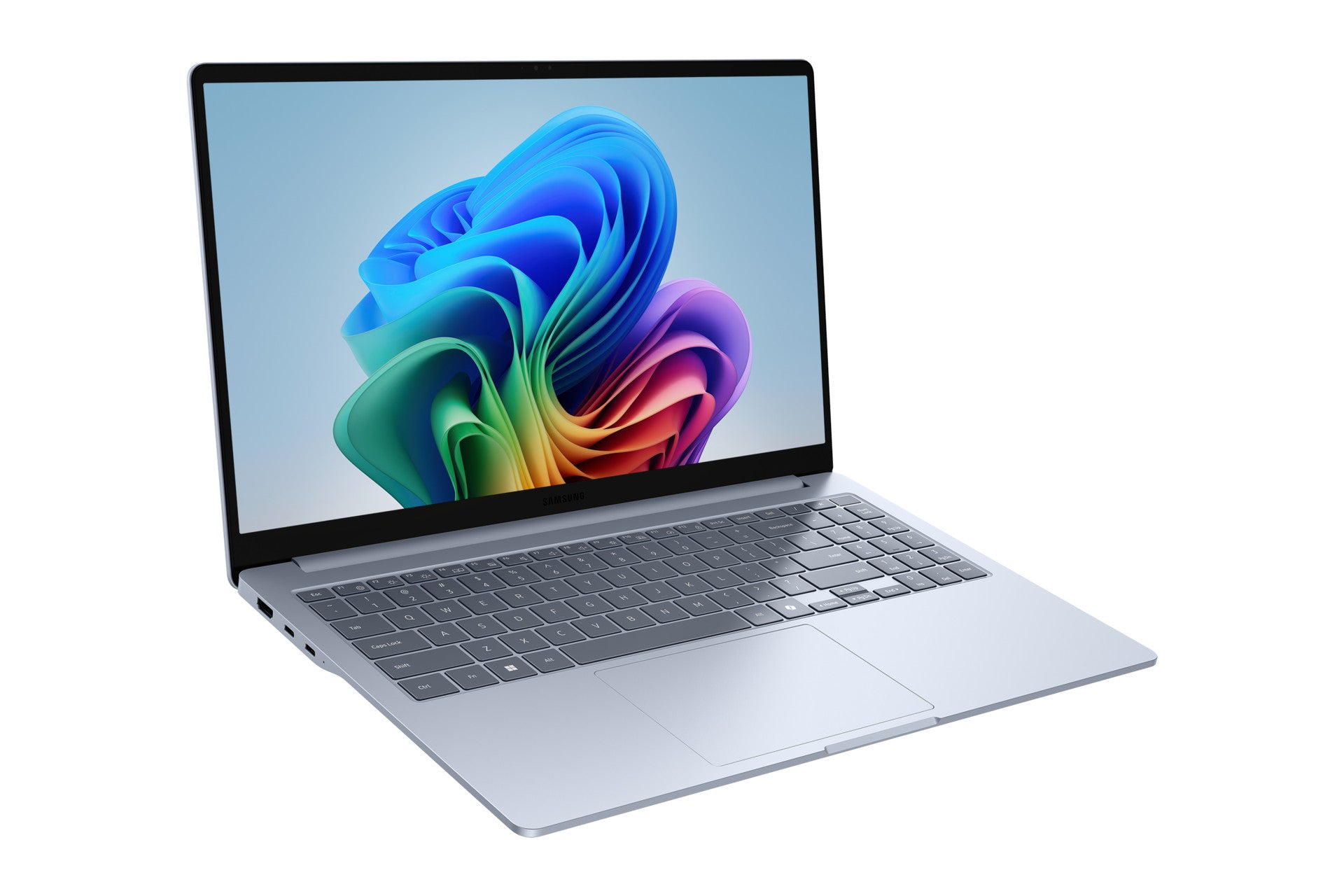 Samsung Galaxy Book4 Edge NP750XQAA Qualcomm Snapdragon X1P-42-100 Laptop 39,6 cm (15.6") Full HD 16 GB LPDDR5x-SDRAM 512 GB eUFS Wi-Fi 7 (802.11be) Windows 11 Home Blau NP750XQA-KB2NL