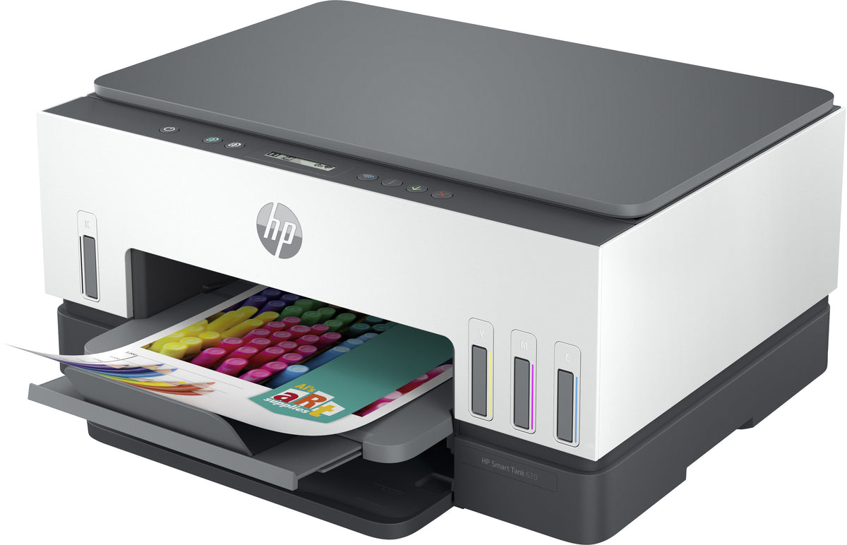 HP Smart Tank 670 All-in-One Drucker mit WLAN und Duplexdruck