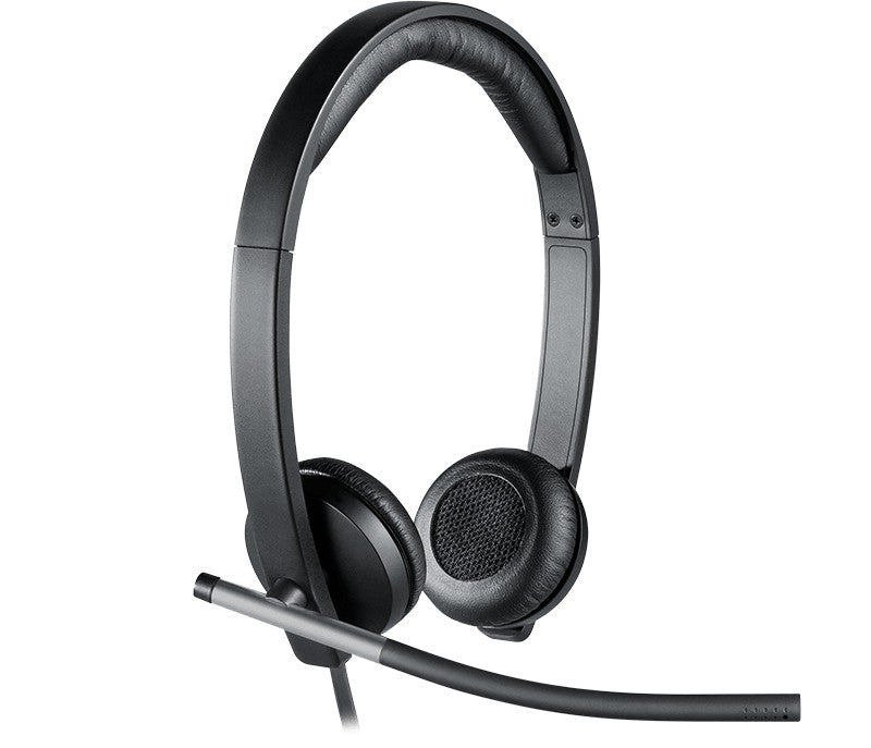 Logitech 981-000519 Kopfhörer/Headset Kabelgebunden Stirnband Büro/Callcenter USB Typ-A Schwarz, Silber