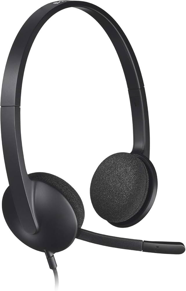 Logitech 981-000475 Kopfhörer & Headset Kabelgebunden Kopfband Büro/Callcenter USB Typ-A Schwarz 981-000475