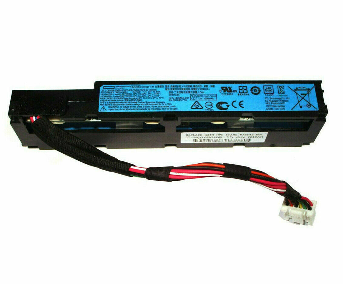 HPE 96-W-Smart-Speicherbatteriemodul mit 260-mm-Kabel 878644-001