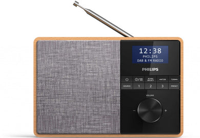 Philips TAR5505/10 Radio Tragbar Digital Schwarz, Grau, Holz TAR5505/10