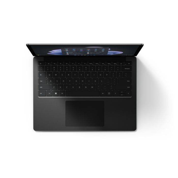 Microsoft Surface Laptop 5 Intel® Core™ i7 i7-1265U 34,3 cm (13.5") Touchscreen 16 GB LPDDR5x-SDRAM 512 GB SSD Wi-Fi 6 (802.11ax) Windows 11 Pro UK Englisch Schwarz