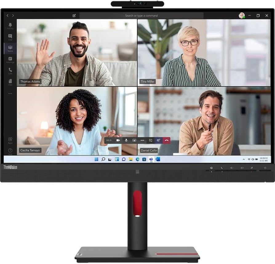 Lenovo ThinkVision T27hv-30 LED display 68,6 cm (27") 2560 x 1440 Pixel Quad HD Schwarz