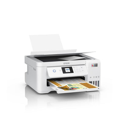 Epson EcoTank ET-2856 A4 Multifunktions-WiFi-Drucker – Hohe Tintentanks – Weiß