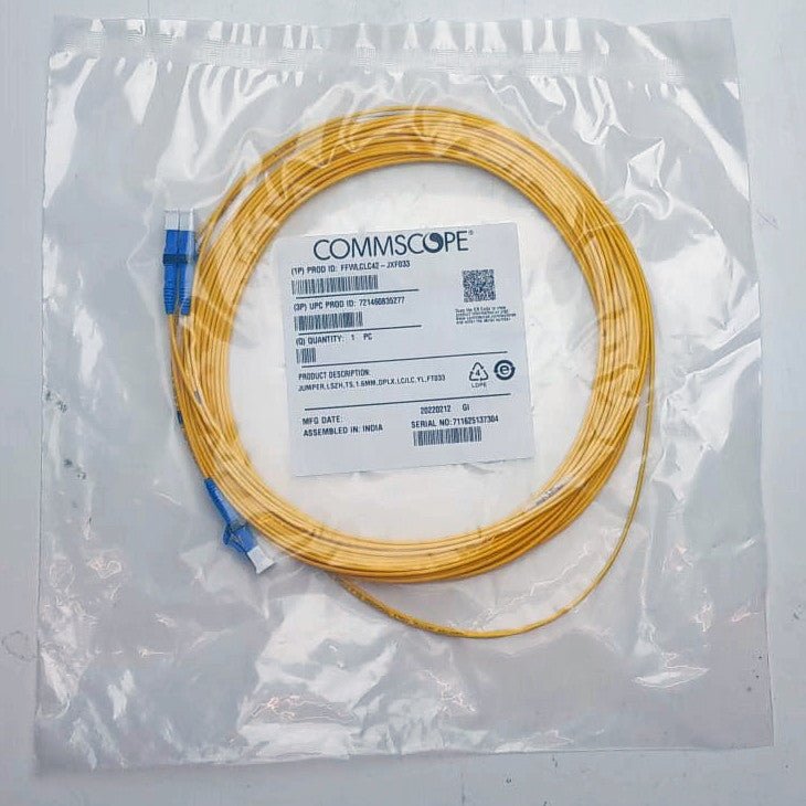 COMMSCOPE Singlemode LC/UPC zu LC/UPC LWL-Patchkabel 1,6 mm FFWLCLC42 - JXF033 - Compridis
