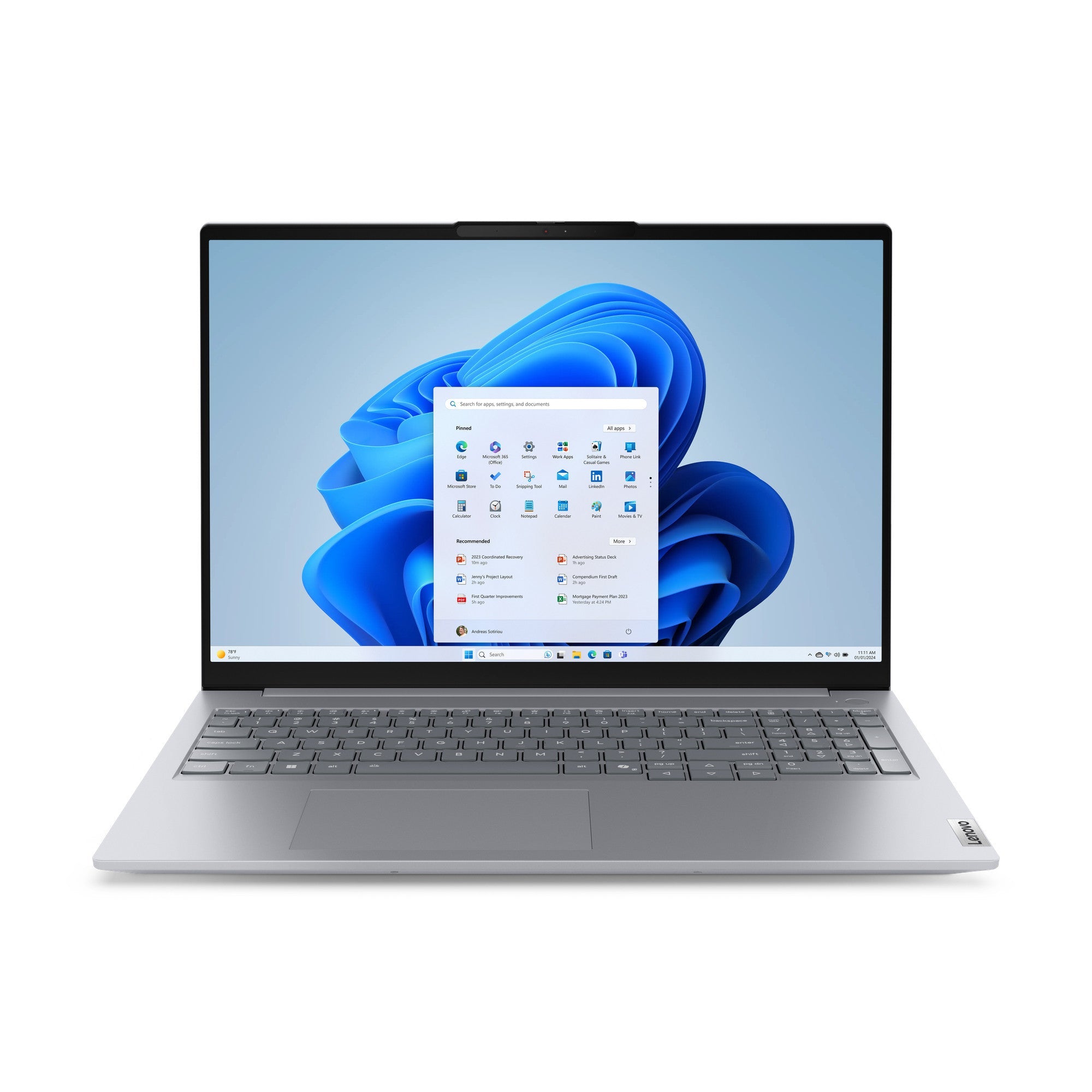 LENOVO ThinkBook 16 G8 IRL 16" I5-13420H 16GB 512GB QWERTY US 21SH00G0MH - Compridis