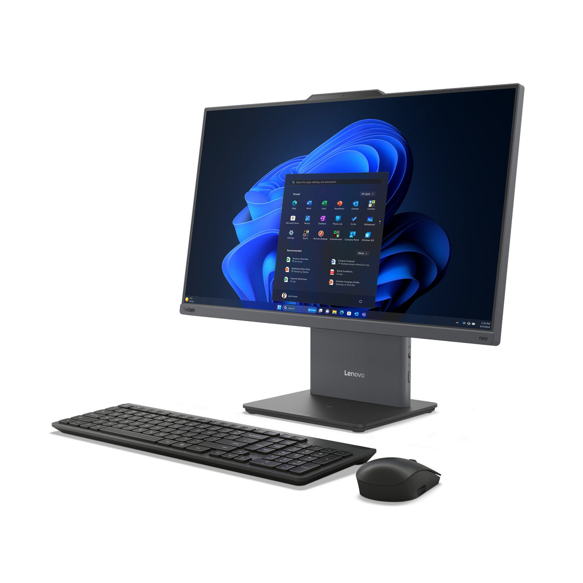 LENOVO ThinkCentre neo 50A 24 G5 i5-210H 16GB 512GB QWERTY US int 12SC00F4MH - Compridis