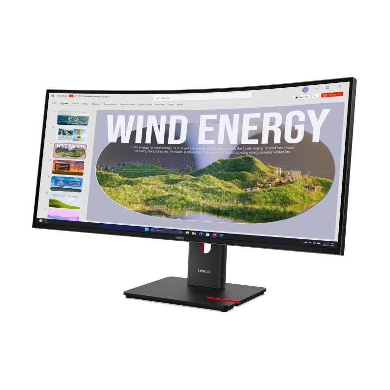 Lenovo ThinkVision T34WD-40 64AEGAT1EU 34" WQHD Curved Monitor - Compridis