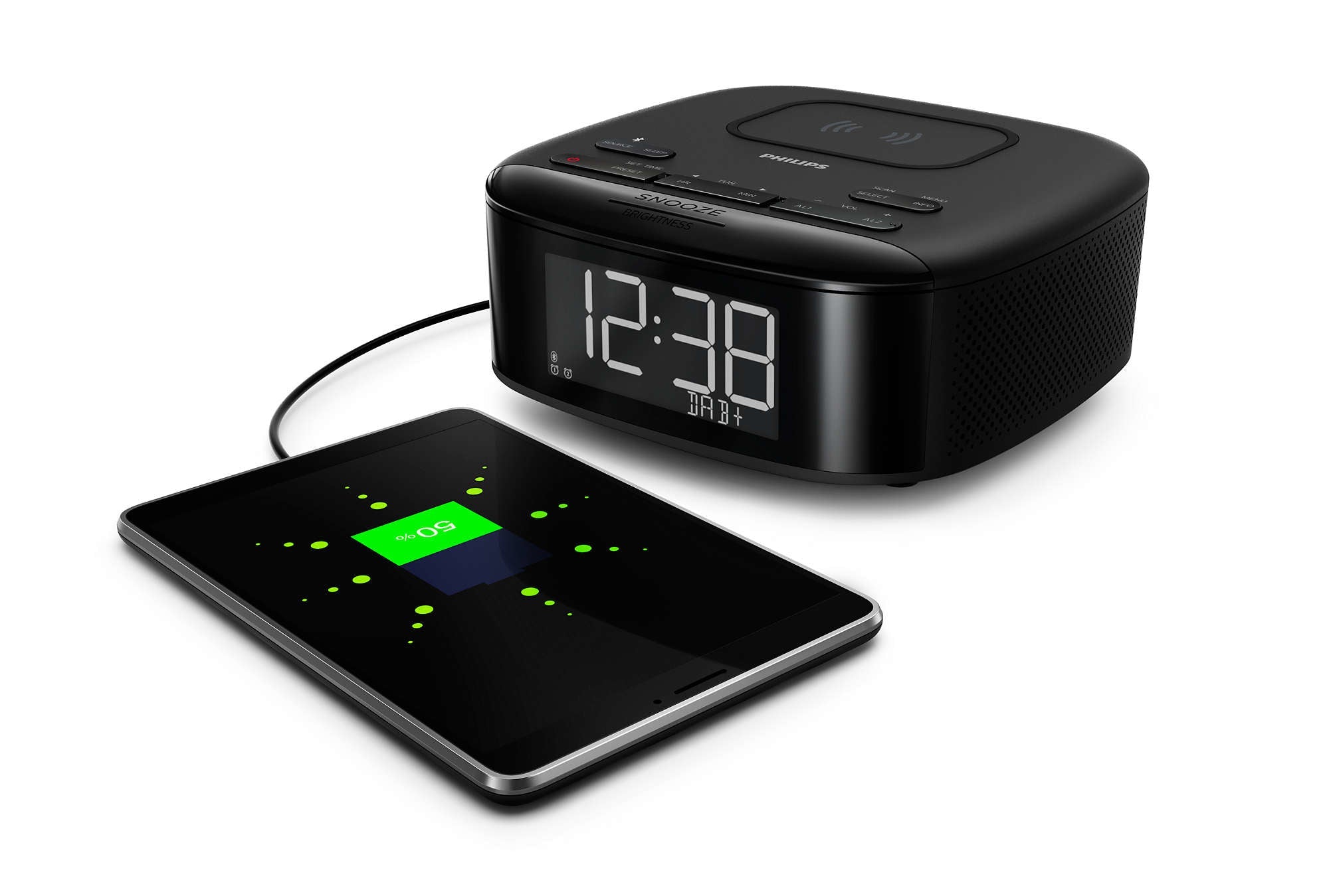 Philips TAR7705/10 radio Klok Analoog & digitaal Zwart TAR7705/10 - Compridis