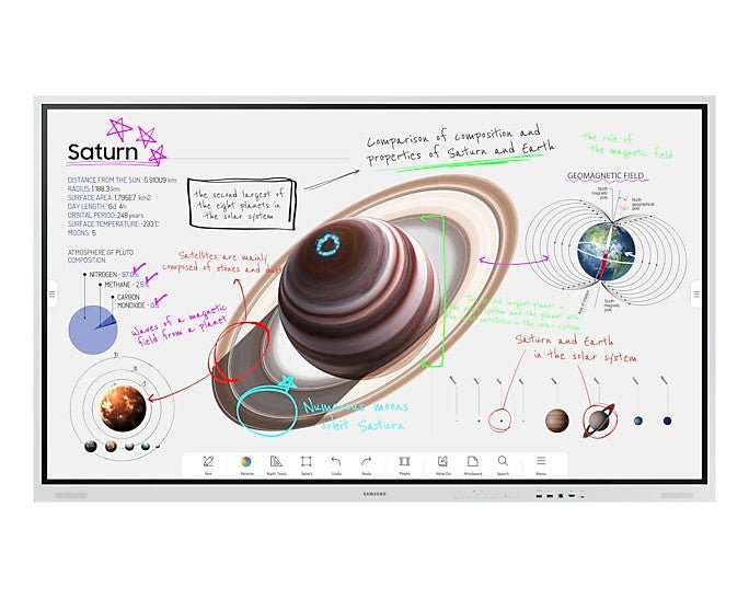 Samsung 85" Interactive Display Flip Pro WMB LH85WMBWLGCXEN - Compridis