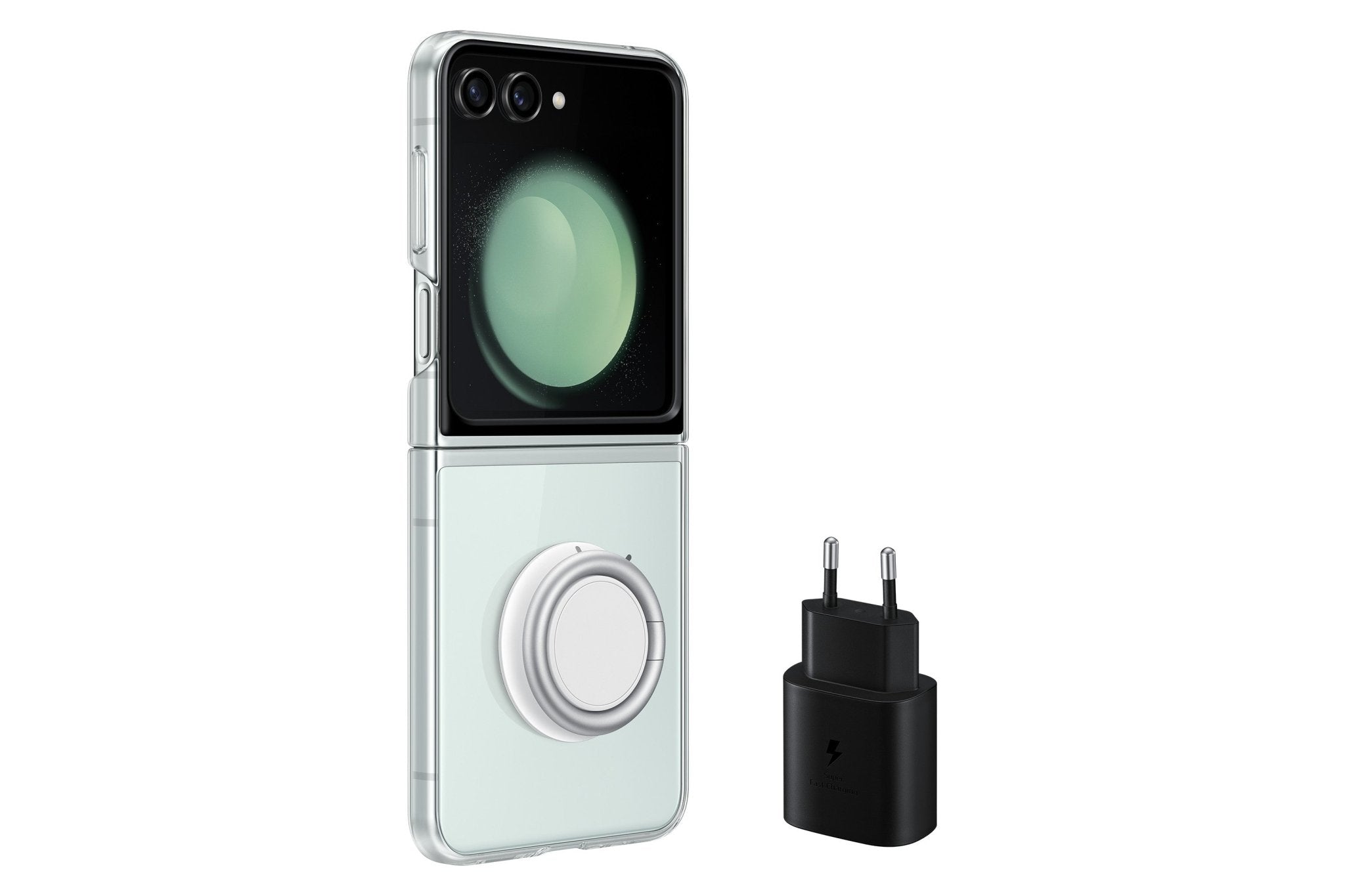 Samsung EF - XF73KKTEGWW mobiele telefoon behuizingen 17 cm (6.7") Flip case Transparant EF - XF73KKTEGWW - Compridis