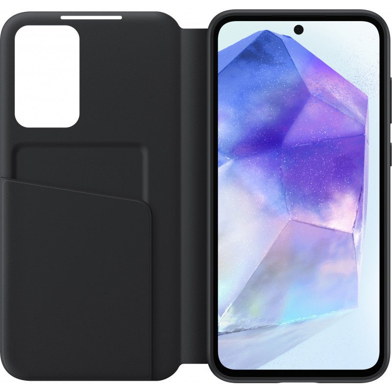 Samsung Galaxy A55 5G Smart View Wallet Case EF-ZA556CBEGWW Zwart - Compridis