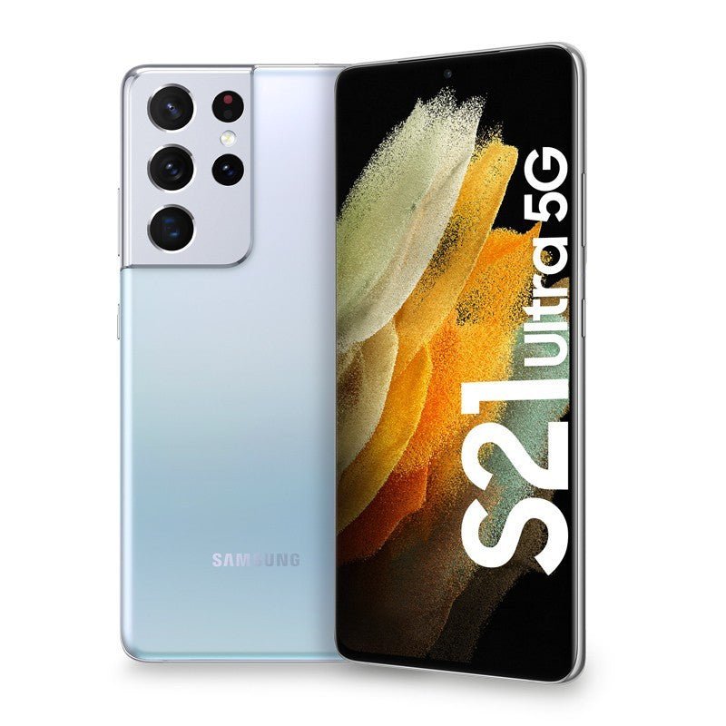 SAMSUNG Galaxy S21 Ultra 5G 12GB RAM 256GB opslag Zilver SM - G998BZSGEUB - Compridis