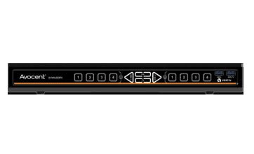 Vertiv SV Universal DP/H Desktop Matrix 2x8 KVM KVM - switch Zwart SVM180DPH - 400 - Compridis