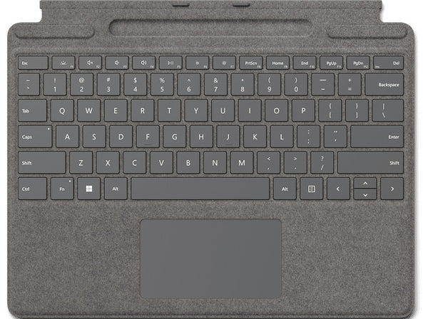 MICROSOFT Surface Pro Type Cover Platinum QWERTZ (Schweiz) 8XA-00068
