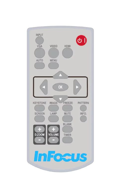 InFocus HW-NAVIGATOR-6 remote control Projector Push buttons